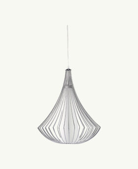 Aspen Scandi Design Hanging Light With Chrome Finish